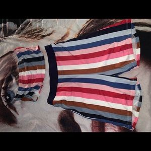 Stripped summer set super cute